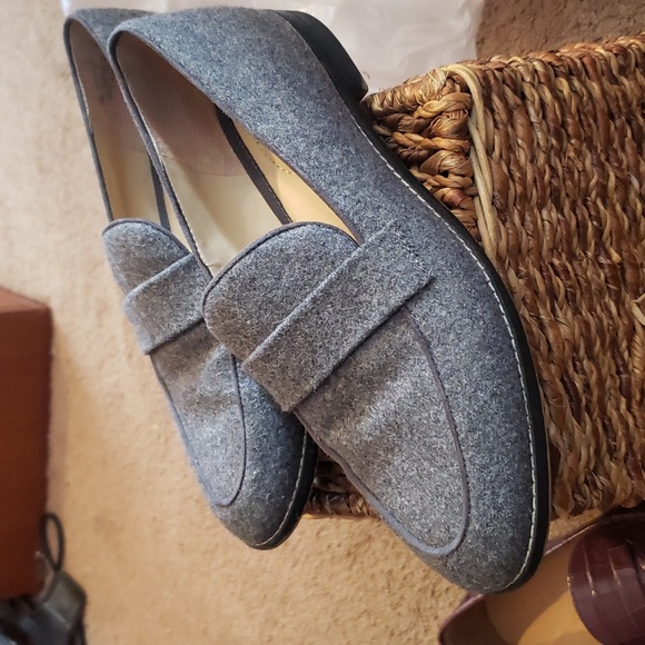 Franco Sarto Gray Wool Blend Hudley Loafers size 7 - Picture 6 of 6